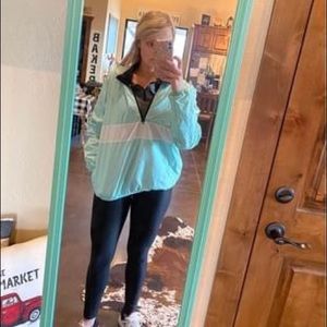 Turquoise PINK rain defender jacket